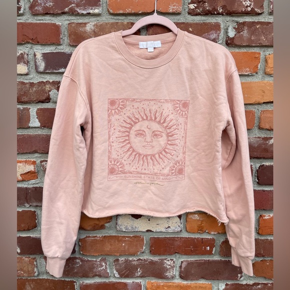 Spiritual Gangster Sweaters - NWOT Spiritual Gangster Sunshine Graphic Sweatshirt